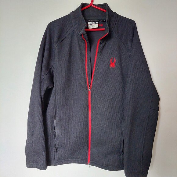 Spyder Men's Constant Full Zip Mid-Weight Mock Neck Sweater, Size XL - Picture 2 of 8